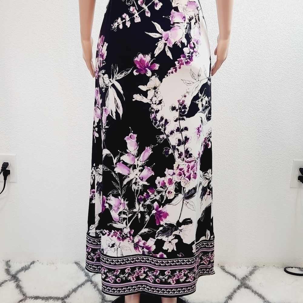 White House Black Market Strapless Floral  Maxi Dress Size: XS - Picture 13 of 16